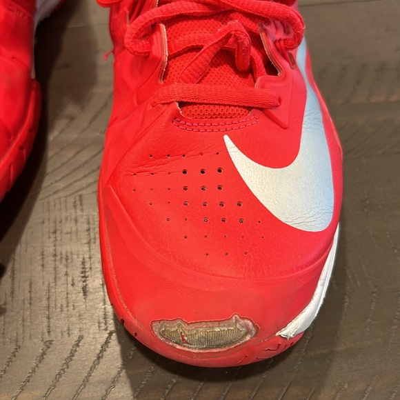 Nike Lunar Ballistec 1.5 Rafael
Nadal Size 11.5 Red Metallic Silver.. - Picture 5 of 7